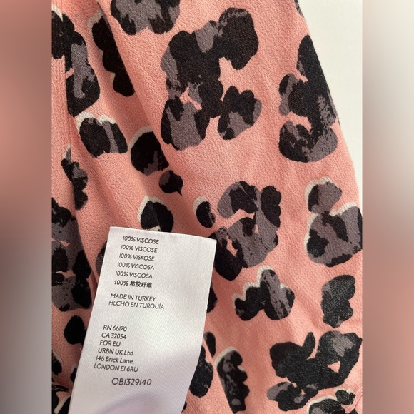 Maeve By Anthropologie Rita Printed Tunic Blouse Leopard Print Size Small - Picture 11 of 16
